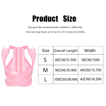 Adjustable Full Back Posture Corrector Brace