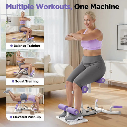 Adjustable Deep Squat Machine Resistance Trainer